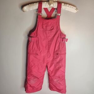 Old Navy Pink Overalls Puffer Snowsuit, Size 2T